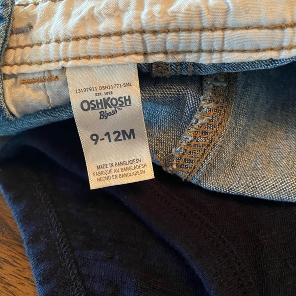 OshKosh overalls with matching shirt - Picture 5 of 5